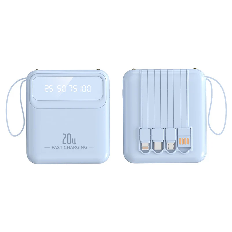 Tragbare Powerbank mit integrierter Multifunktions-Ladetechnologie Skanto
