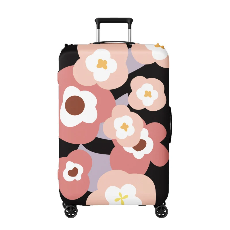 Damen Hartschalenkoffer mit Blumenmuster Skanto