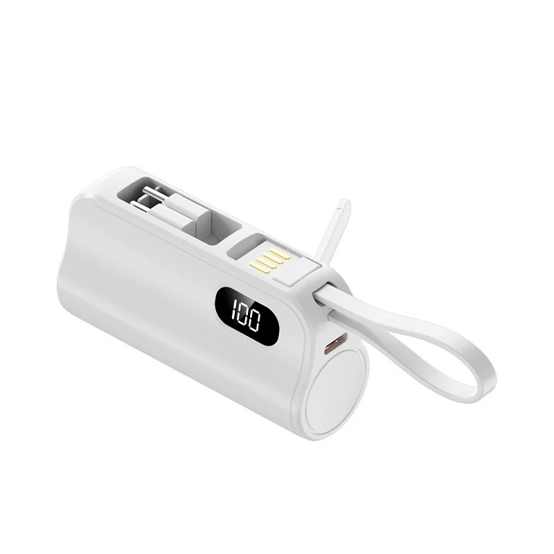 Mini-Powerbank mit Schnellladeanschluss und vielseitigen Funktionen Skanto