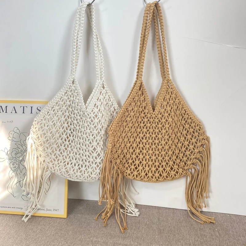Trendige Makramee-Tasche Skanto