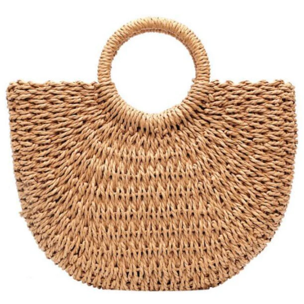 Strandtasche aus handgewebtem Naturmaterial Skanto