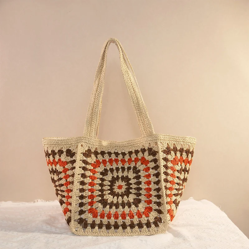 Handgestrickte Markttasche Skanto