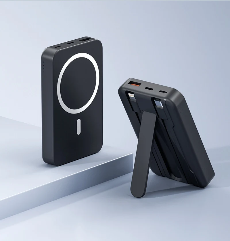 Magnetische tragbare Powerbank mit Standfunktion Skanto