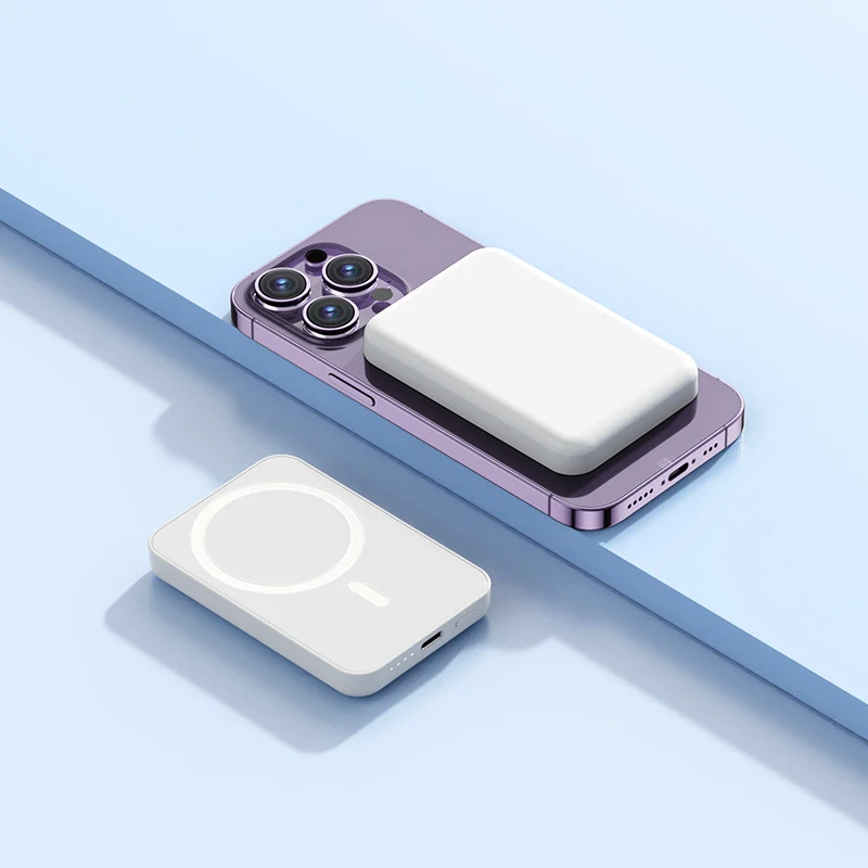 Magnetische Powerbank mit Qi-Technologie Skanto