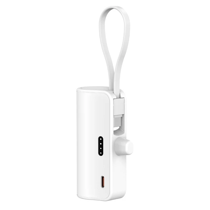 Tragbare Powerbank mit integriertem Ladekabel und kompaktem Design Skanto