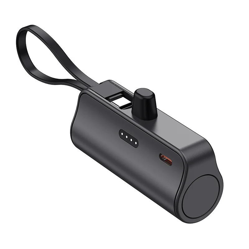 Tragbare Powerbank mit integriertem Ladekabel und kompaktem Design Skanto