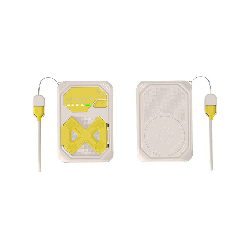 Tragbare Powerbank mit innovativer Schnellladung und kabelloser Option Skanto