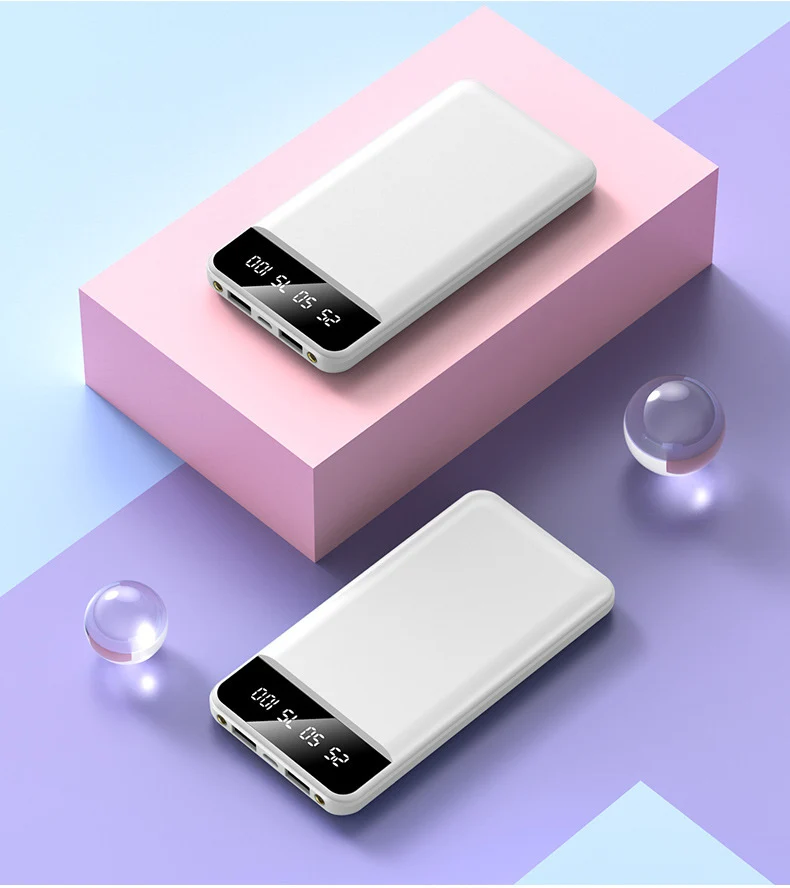 Tragbare Powerbank mit digitalem Smart-Display und schneller Ladegeschwindigkeit Skanto