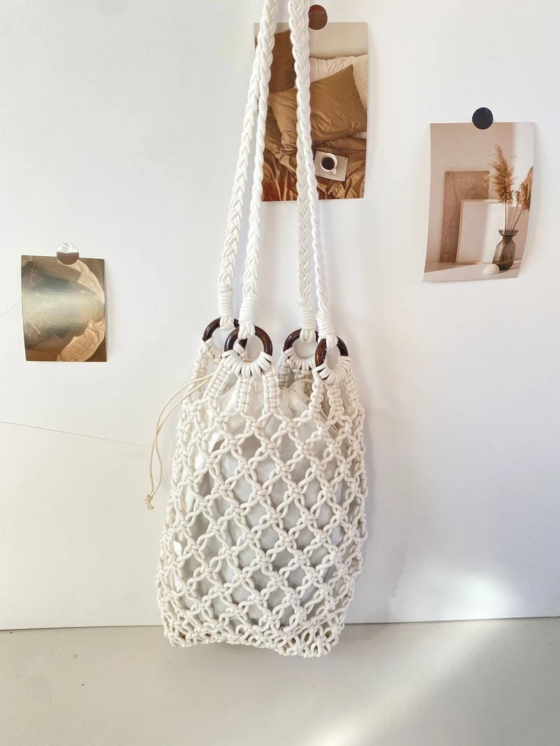 Makramee-Netztasche Skanto