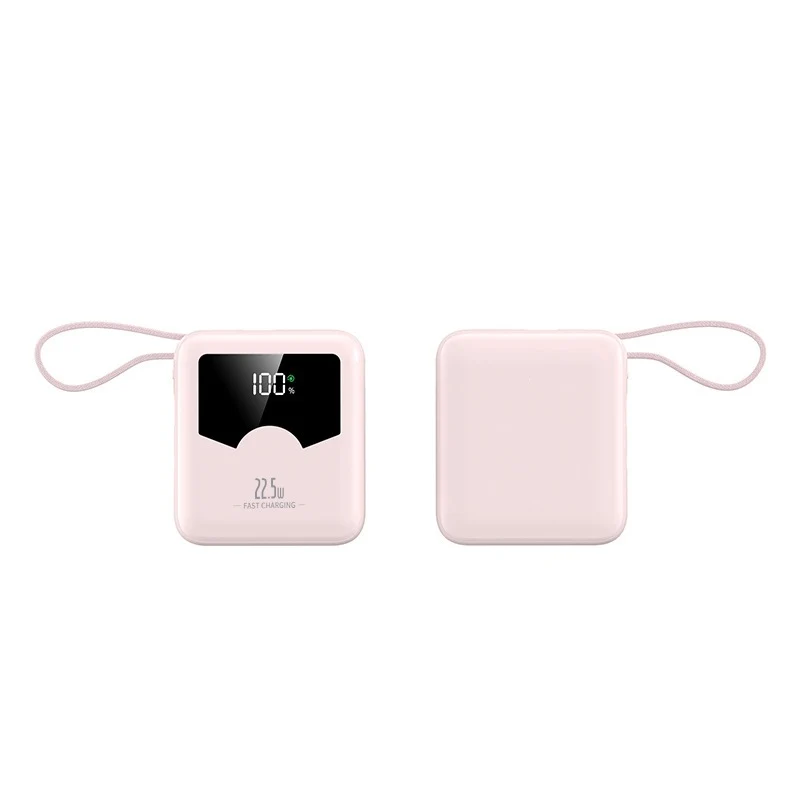 Tragbare Powerbank mit digitaler Ladeanzeige und Schnellladefunktion Skanto