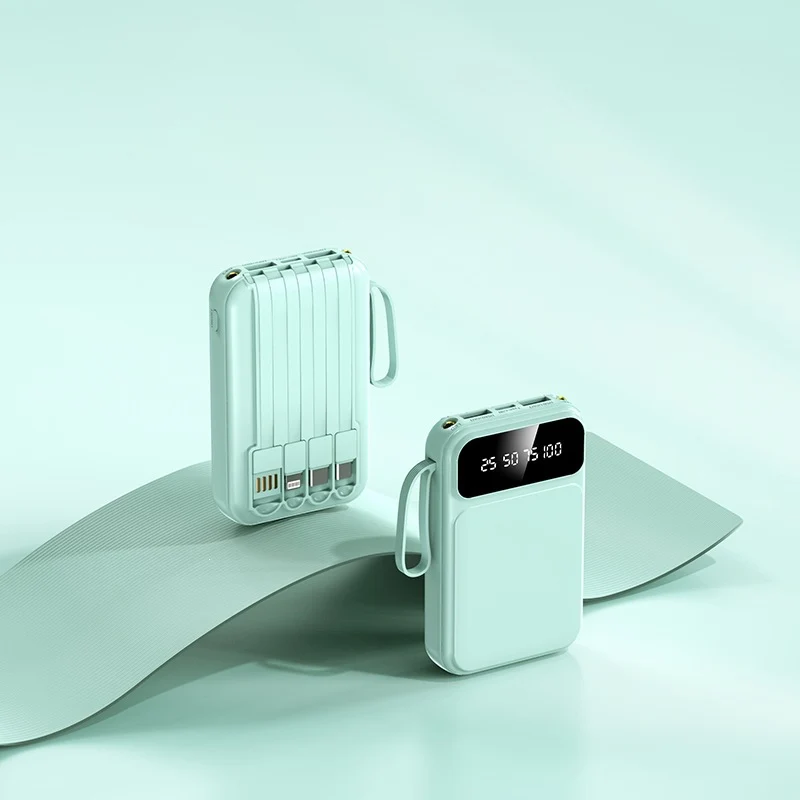 Kompakte Powerbank mit Digitalanzeige Skanto