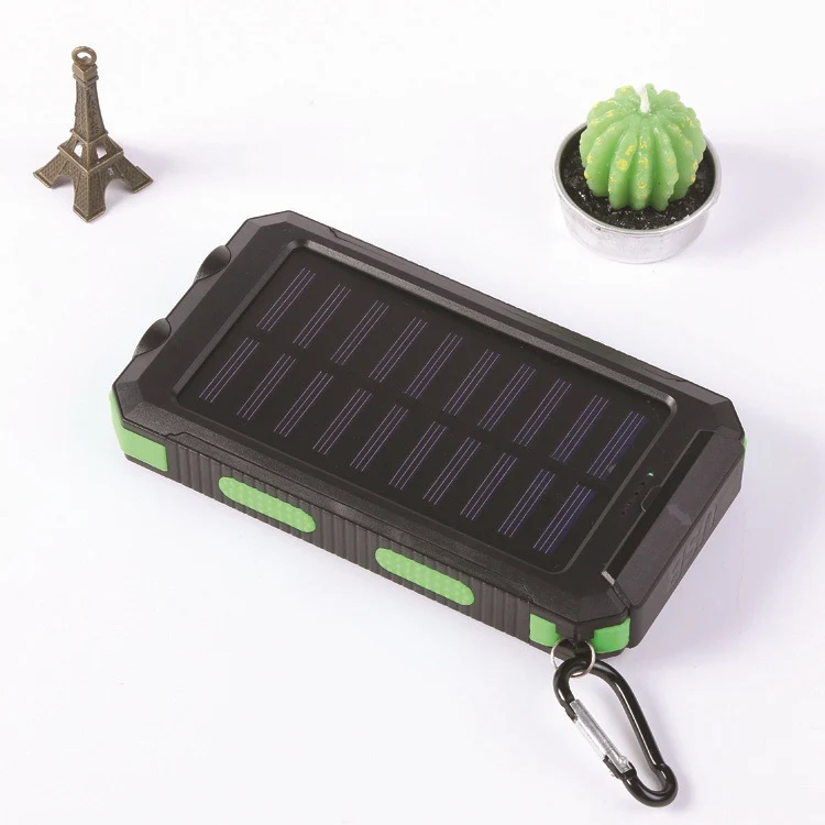 Solar-Powerbank mit robustem Gehäuse und multifunktionalem Design Skanto