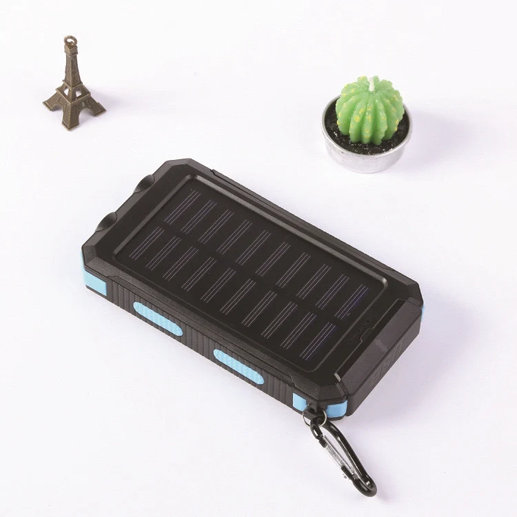 Solar-Powerbank mit robustem Design und integrierter Schnellladefunktion Skanto