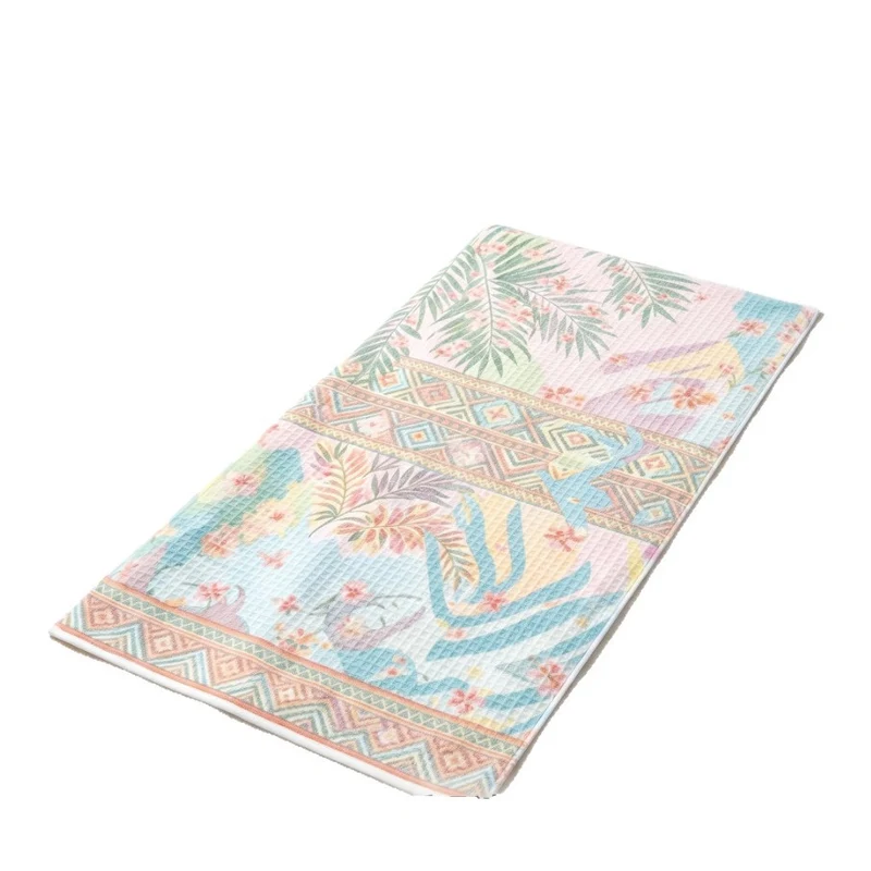 Stranddecke mit maritimem Design und hochwertiger Waffelstruktur Skanto