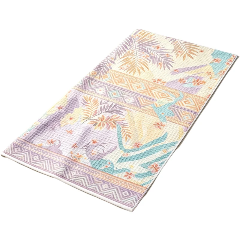 Stranddecke mit maritimem Design und hochwertiger Waffelstruktur Skanto