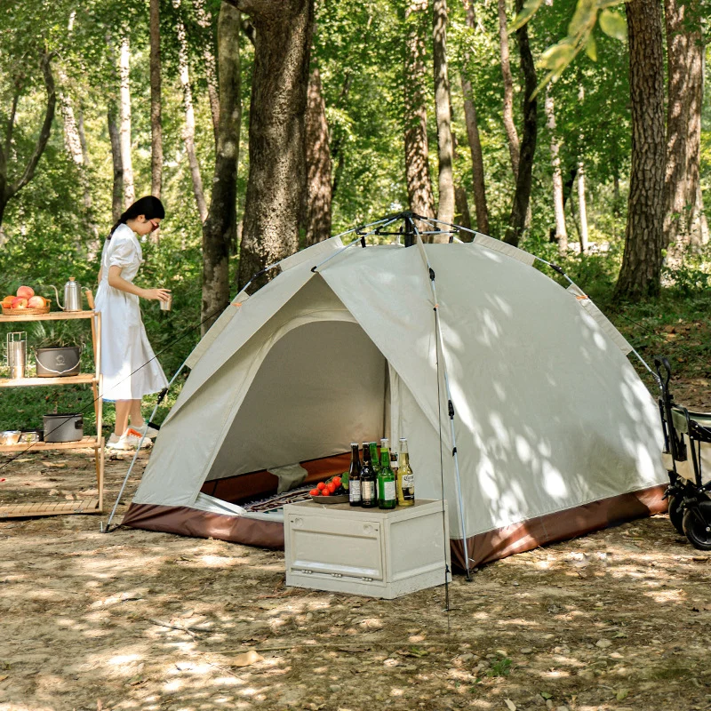 Campingzelt mit wasserdichtem Material und einfachem Aufbausystem Skanto