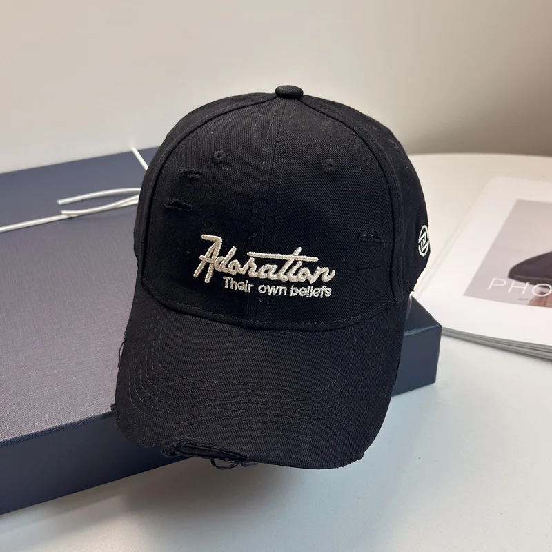 Damen bestickte Baseball Cap im Used-Look Skanto