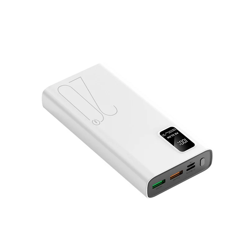 Hochleistungs-Powerbank mit integriertem Schnellladen und LCD-Bildschirm Skanto