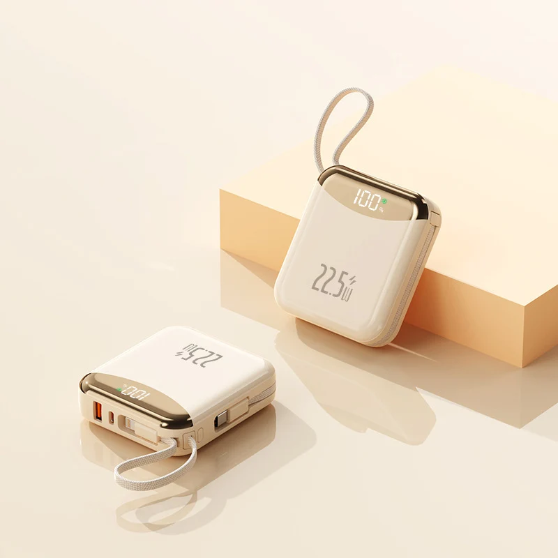 Hochleistungs-Powerbank mit digitaler Ladeanzeige und kompaktem Design Skanto
