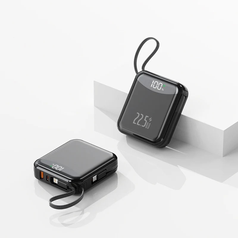 Hochleistungs-Powerbank mit digitaler Ladeanzeige und kompaktem Design Skanto