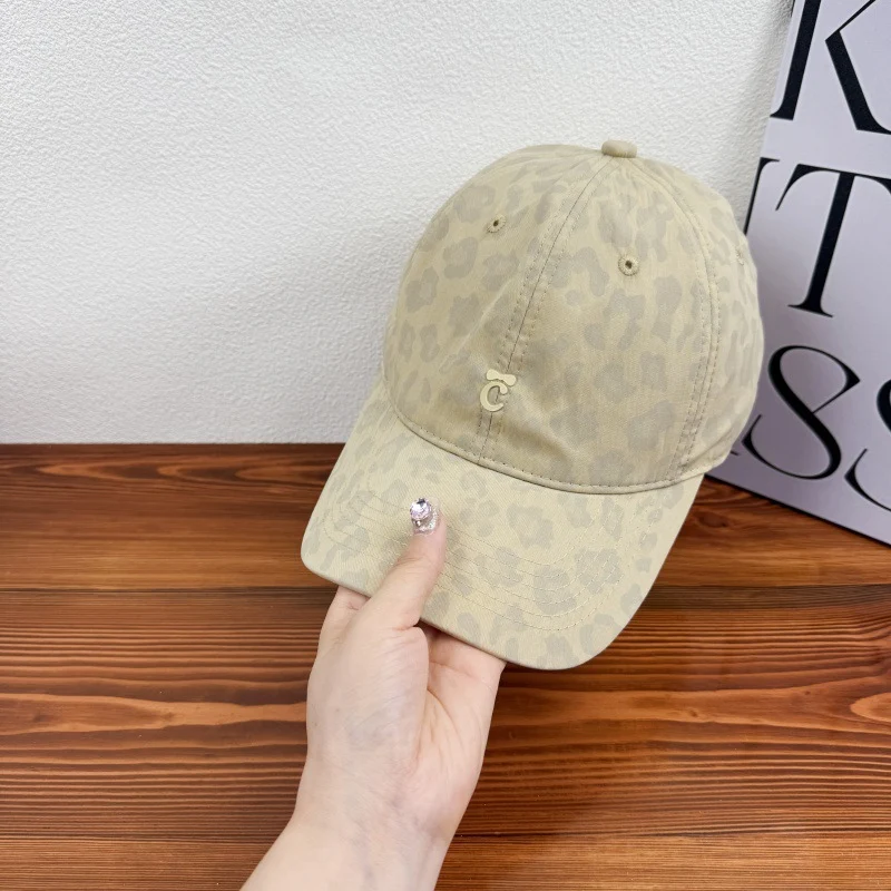 Damen stylische Baseballkappe mit Leopardenmuster Skanto