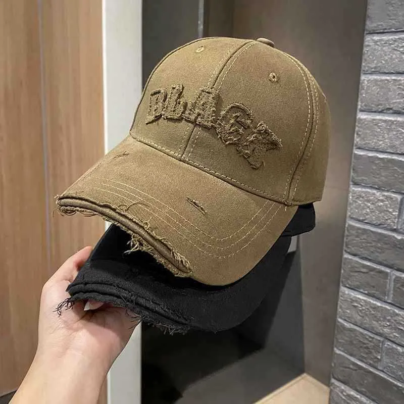 Damen Baumwoll-Cap im Used-Look Skanto