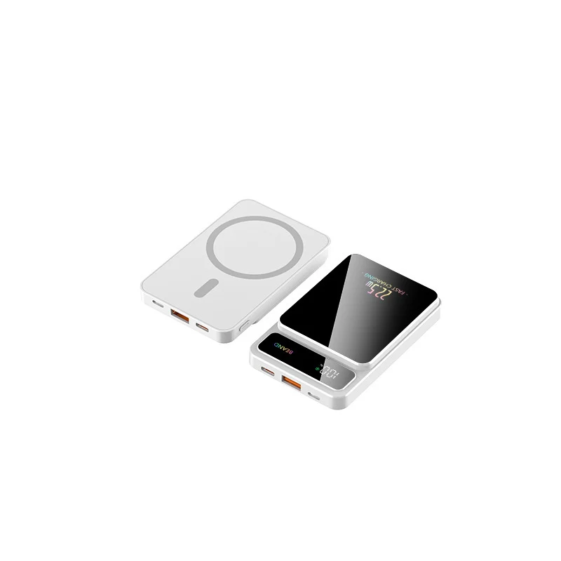 Powerbank mit Wireless Charging Technologie und LCD-Bildschirm Skanto