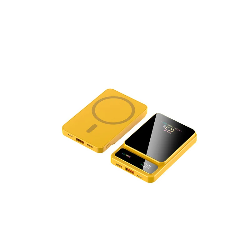 Powerbank mit Wireless Charging Technologie und LCD-Bildschirm Skanto