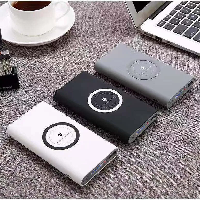 Powerbank mit kabelloser Ladefunktion und intelligenter Akkustatusanzeige Skanto
