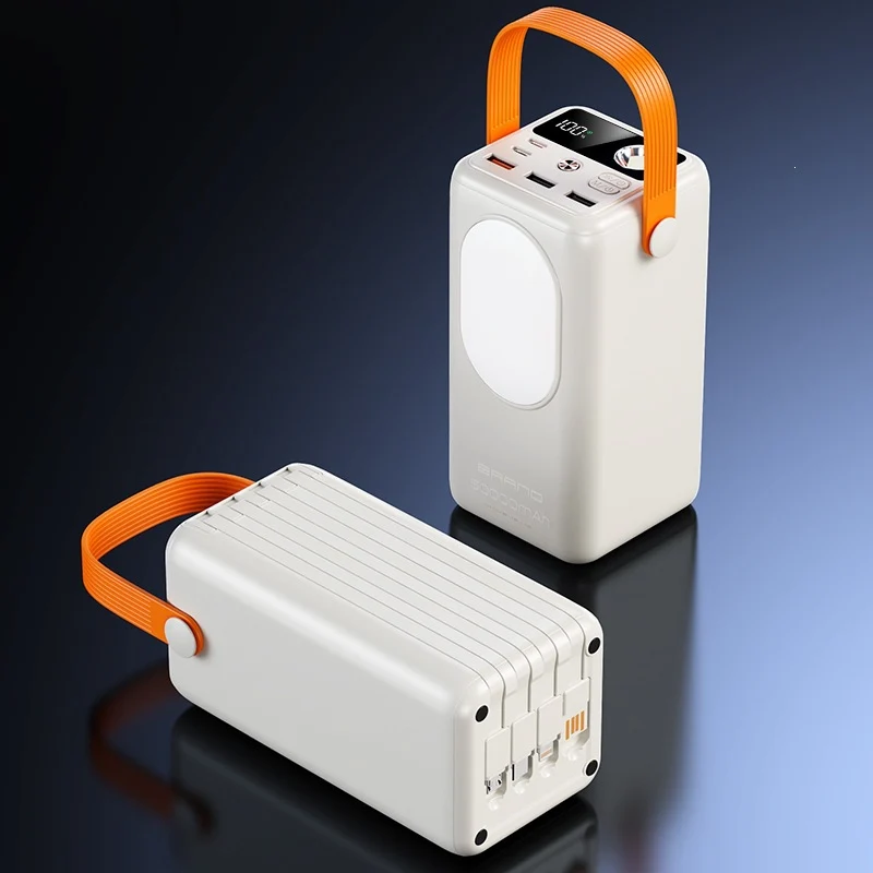 Tragbare Powerbank mit LED-Licht und Ladeanzeige Skanto