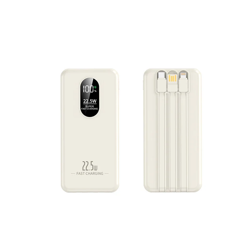 Tragbare Powerbank mit intelligenter Schnellladefunktion und digitaler Kapazitätsanzeige Skanto