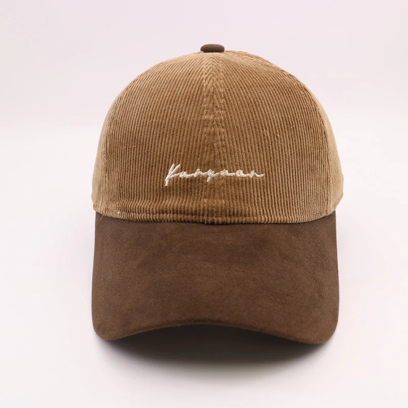 Unisex Strukturierte Cord-Baseballkappe Skanto