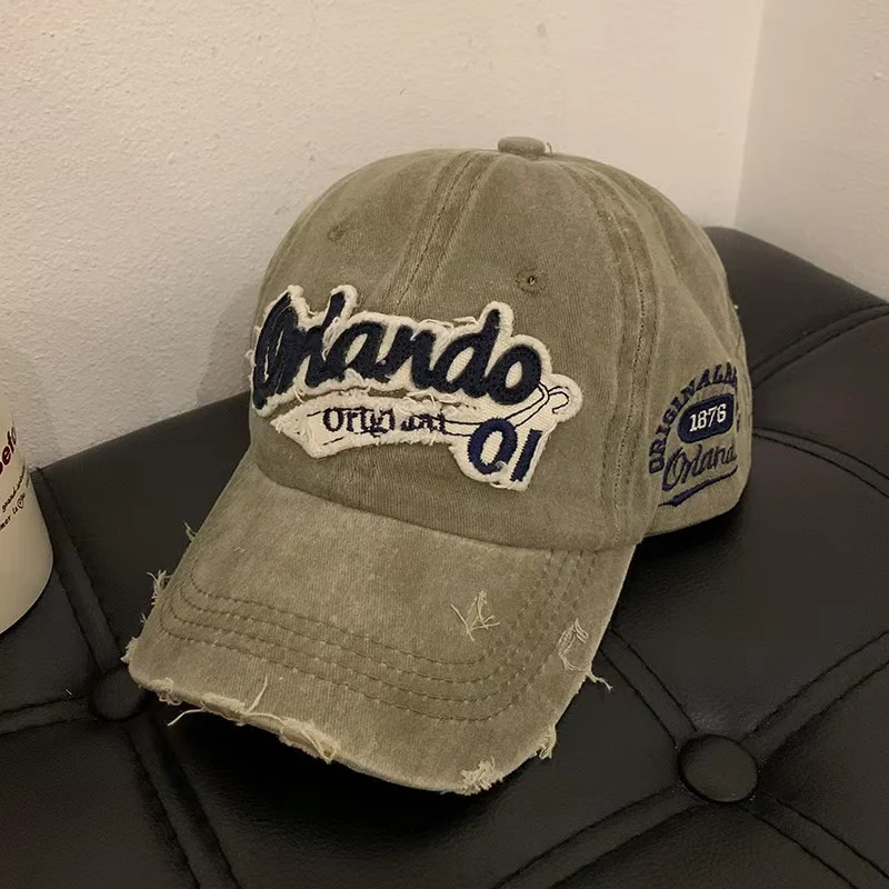 Unisex Used-Look Baseballkappe im Vintage-Stil Skanto