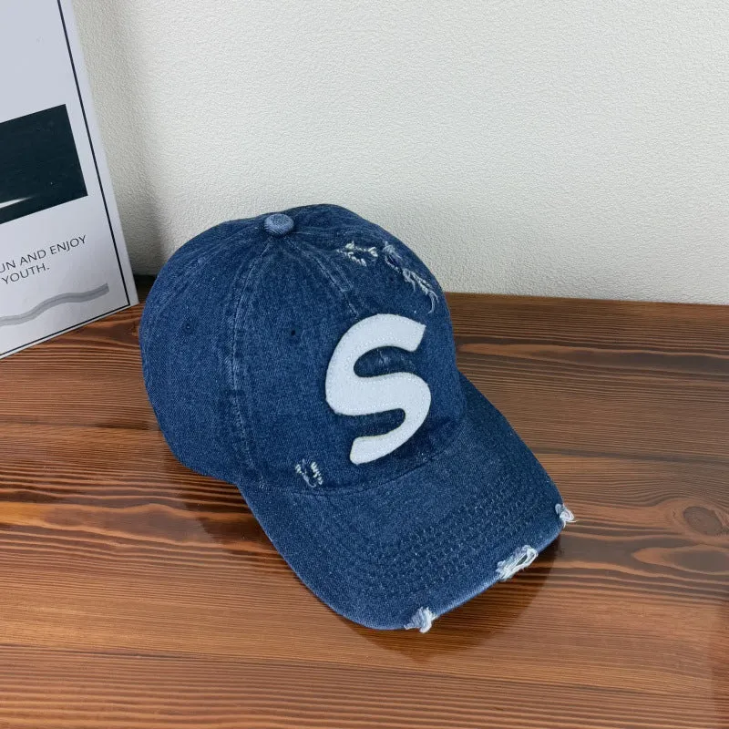 Herren Baseballkappe mit Used-Grafik Skanto