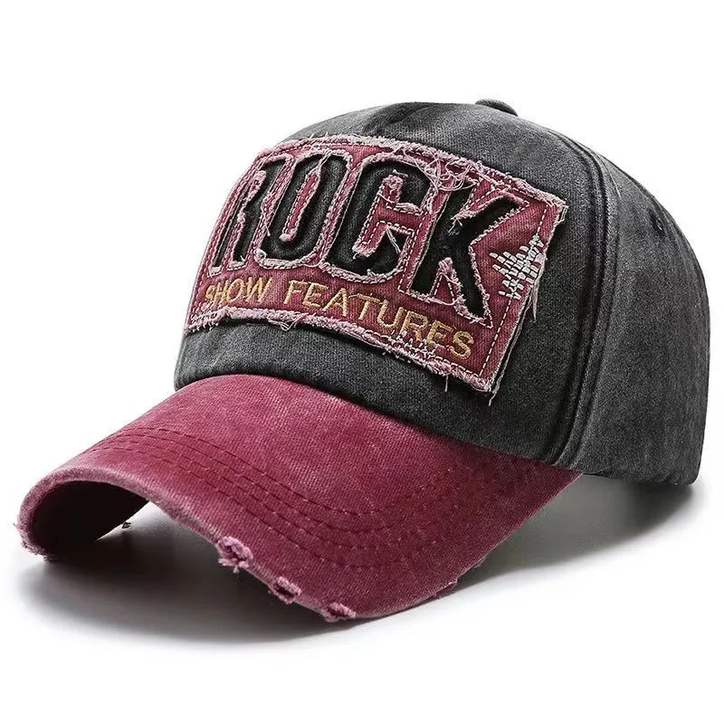 Herren Distressed Baseball Cap mit Grafik, verstellbar Skanto