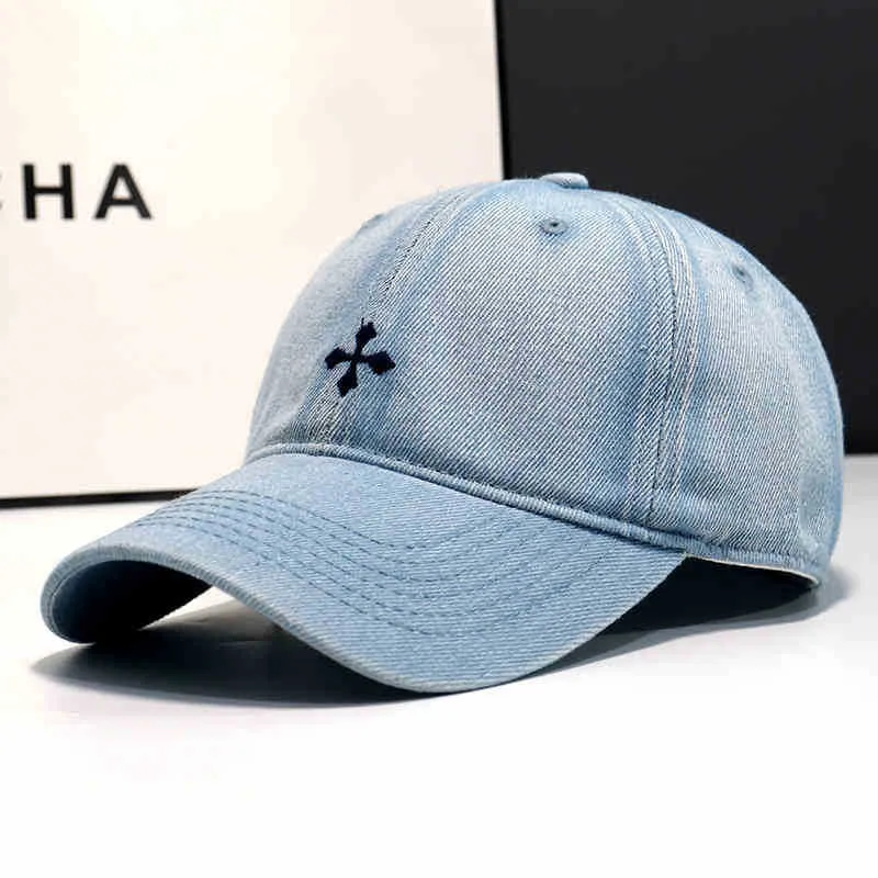 Verstellbare Denim-Kappe für Herren Skanto