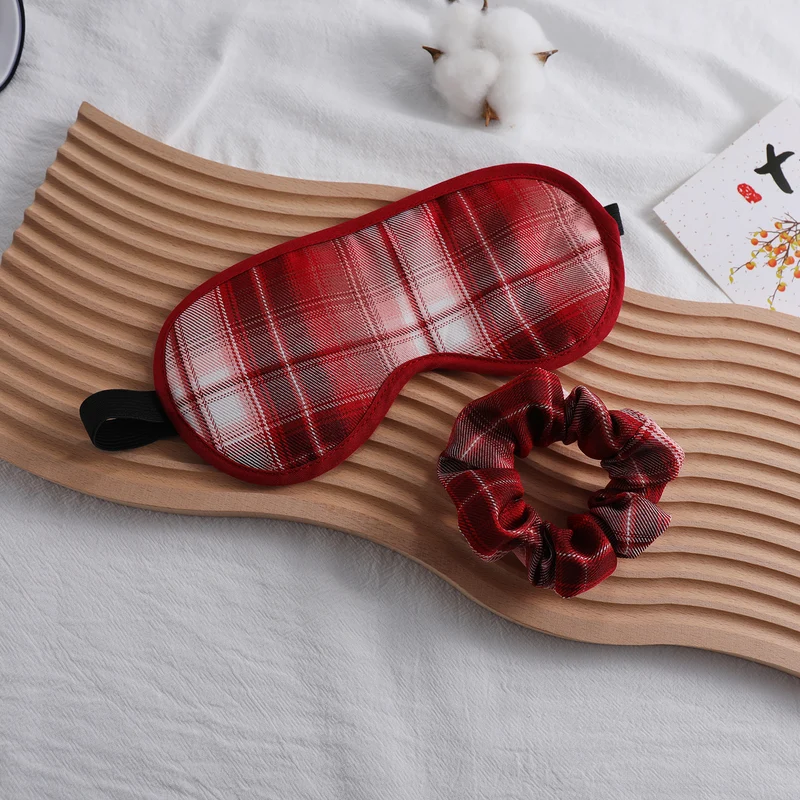 Unisex weich gepolsterte Schlafmaske mit verstellbarem Gummiband Skanto