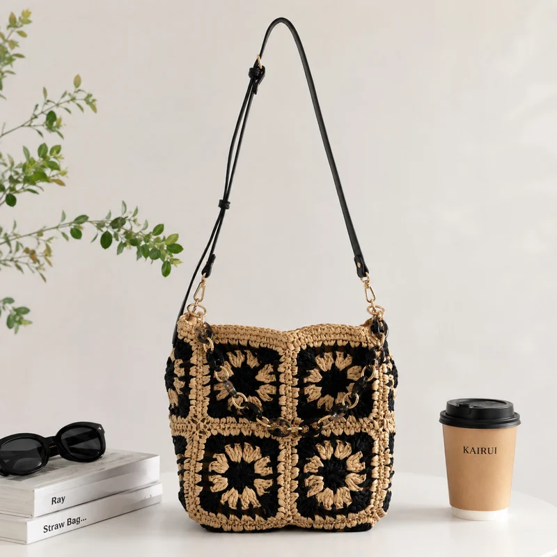 Handtasche im modernen Häkeldesign Skanto