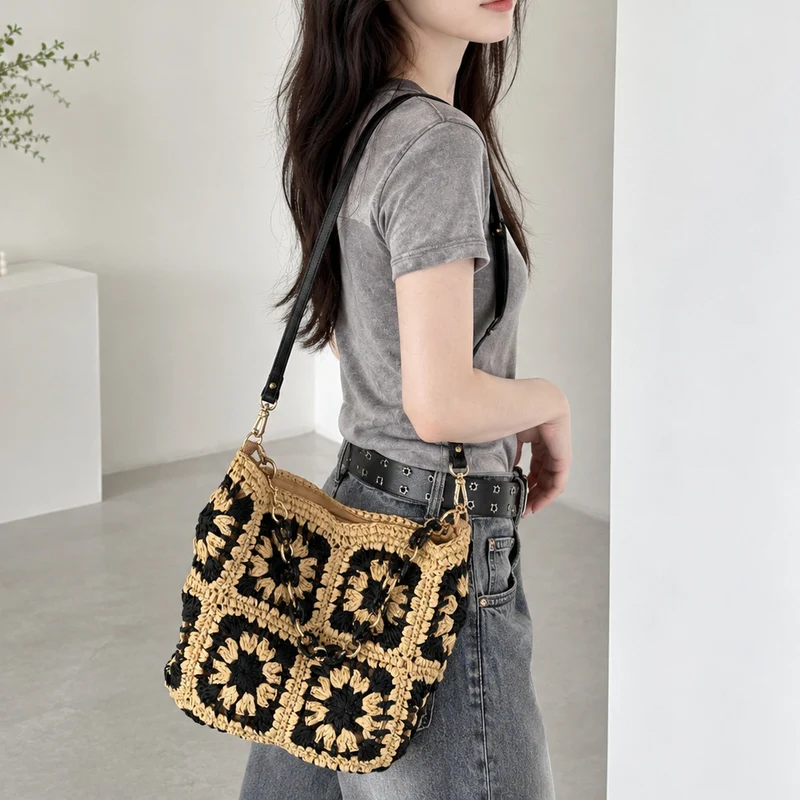 Handtasche im modernen Häkeldesign Skanto
