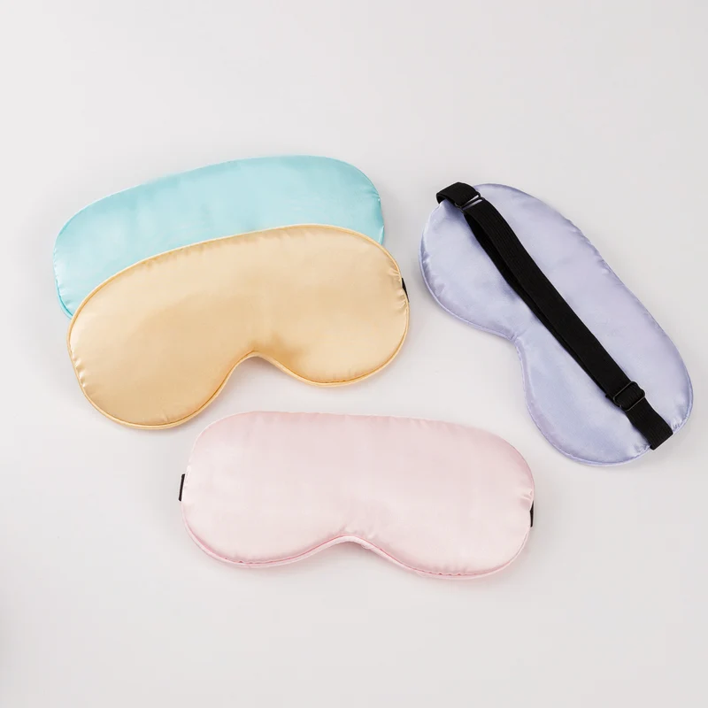 Unisex Nano Ergonomische Schlafmaske mit verstellbarem Gummiband und weicher Satin-Oberfläche Skanto
