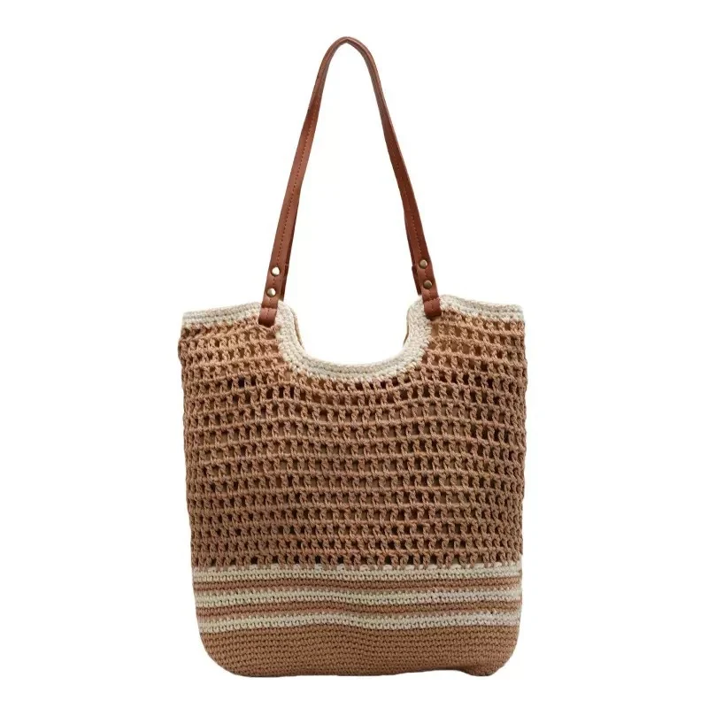 Handgewebte Strandtasche mit besonderen Details Skanto