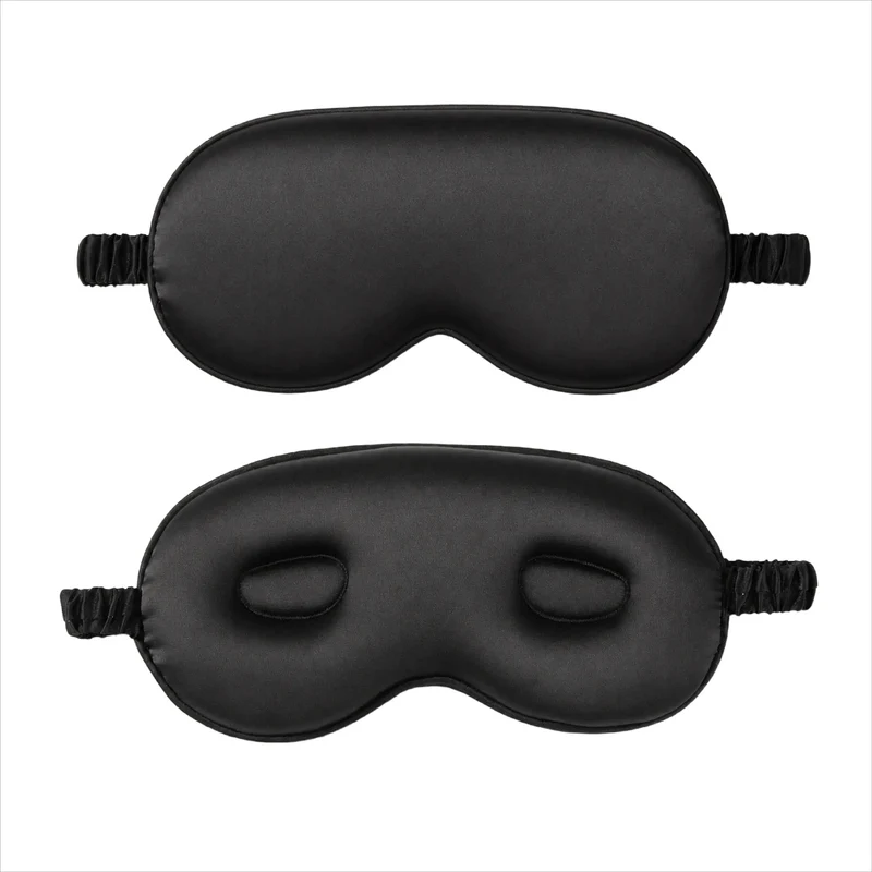 Unisex nan 3D-Augenmaske mit Distanzkammern für Wimpernschutz und elastischem Komfortband Skanto