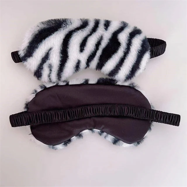 Weiche Plüsch-Schlafmaske für Damen mit ergonomischer Polsterung und elastischem Komfortband Skanto
