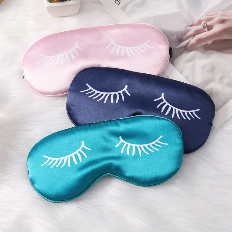 Skanto Seidenweiche Augenmaske für Damen mit weich gepolstertem Futter und elastischem Kopfband Skanto