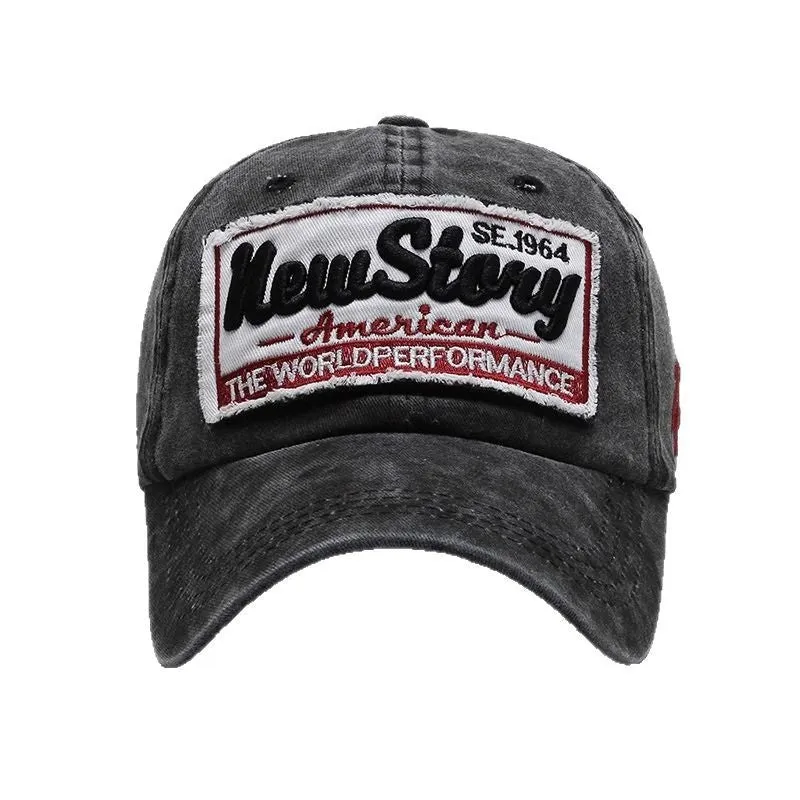 Lässige Herren-Cap im Vintage-Stil mit Stickerei Skanto