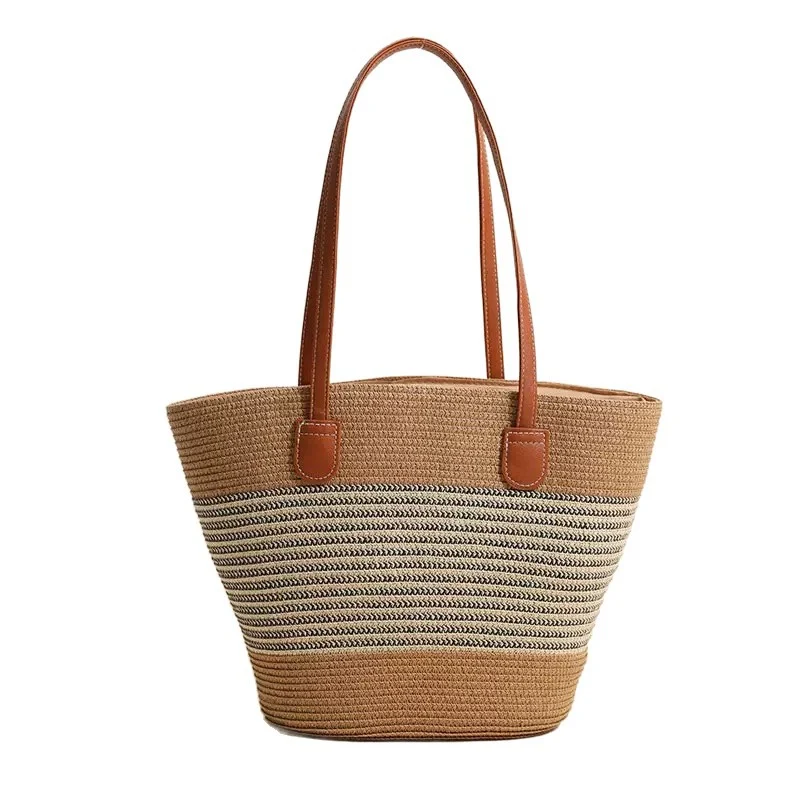 Stilvolle Strandtasche mit dekorativem Streifenmuster Skanto