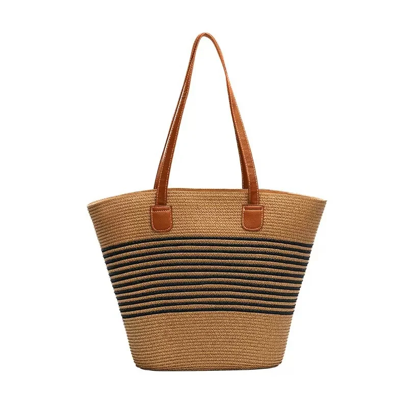 Stilvolle Strandtasche mit dekorativem Streifenmuster Skanto