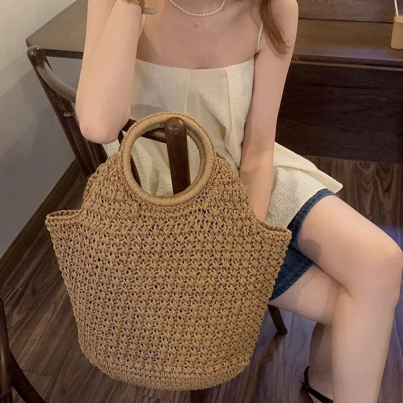 Handgewebte Makramee Tasche Skanto
