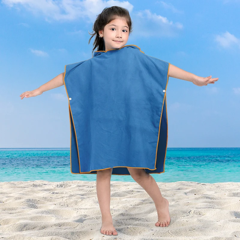 Mädchen Schwimm-Poncho Skanto