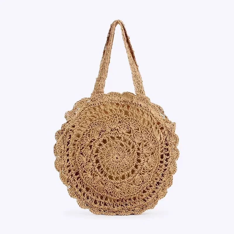 Handgeknüpfte runde Tasche Skanto
